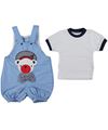 Ecra Baby Boy Combed Cotton Overall